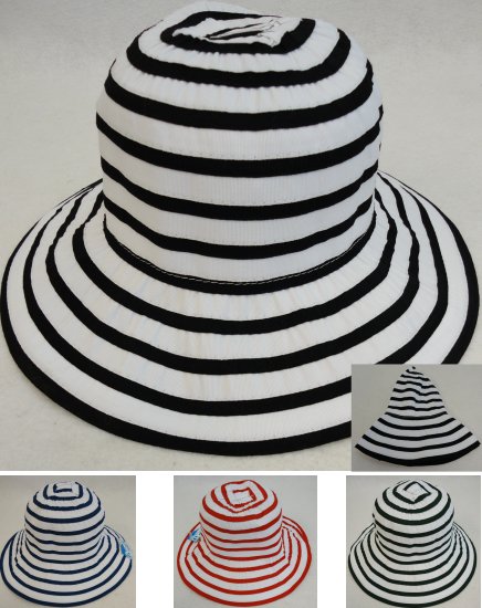 LADIES Fashion Hat [Two-Tone Swirl]